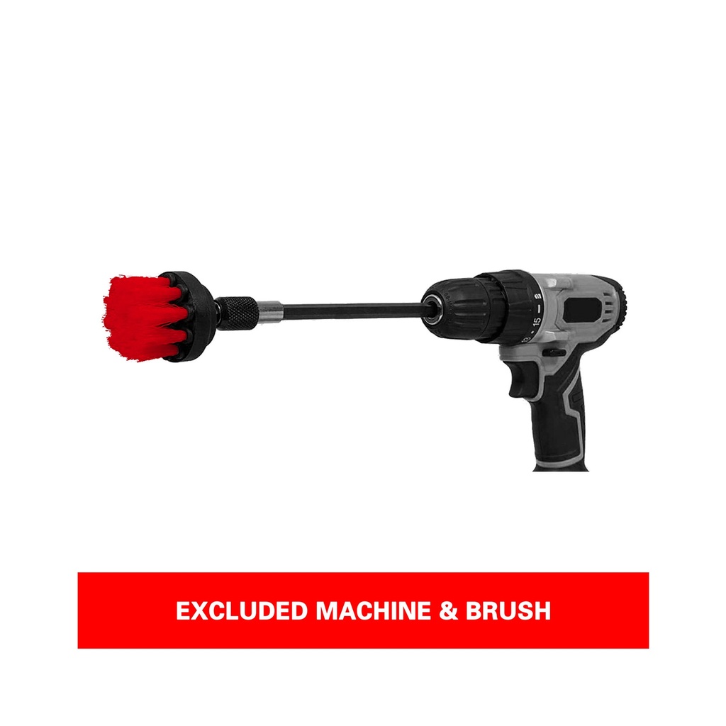 Drill brush Extension